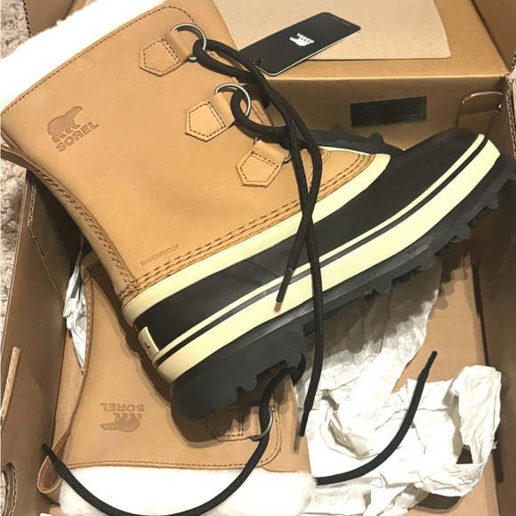 Sorel Youth Caribou* Waterproof Boots Youth Size 3 Unisex - Picture 2 of 8